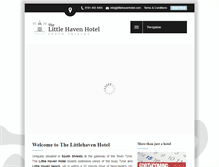 Tablet Screenshot of littlehavenhotel.com